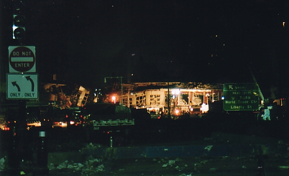North Tower, 3 am, 12 Sept, 2001