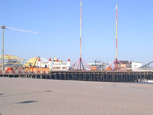 Seaside Beach off the Boardwalk.